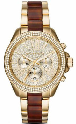 Michael Kors Wren Gold Dial Two Tone Steel Strap Watch for Women - MK6294 Buy Now By Michael Kors