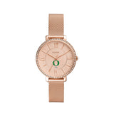 Fossil Jacqueline Quartz Rose Gold Dial Rose Gold Mesh Strap Watch for Women - ES4628 Buy Now By Fossil