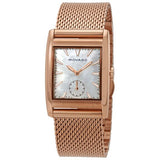 Movado Heritage White Mother of Pearl Dial Rose Gold Mesh Bracelet Watch For Women - 3650041 Buy Now By Movado