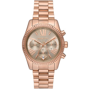 Michael Kors Bradshaw Chronograph Rose Gold Dial Rose Gold Steel Strap Watch for Women - MK5799 Buy Now By Michael Kors