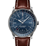 Breitling Navitimer 1 Automatic 41mm Blue Dial Brown Steel Strap Watch for Men - A17326161C1P1 Buy Now By Breitling
