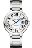 Cartier Ballon Bleu De Cartier Silver Dial Silver Steel Strap Watch for Women - WSBB0048 Buy Now By Cartier