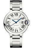 Cartier Ballon Bleu De Cartier Silver Dial Silver Steel Strap Watch for Women - WSBB0048 Buy Now By Cartier