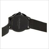 Calvin Klein Minimal Black Dial Black Mesh Bracelet Watch for Women - K3M22421 Buy Now By Calvin Klein
