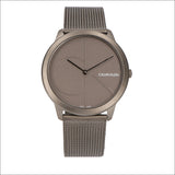 Calvin Klein Minimal Grey Dial Grey Mesh Bracelet Watch for Men - K3M517P4 Buy Now By Calvin Klein