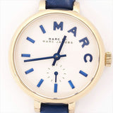 Marc Jacobs Sally White Dial Blue Leather Strap Watch for Women - MBM1354 Buy Now By Marc Jacobs