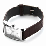 Calvin Klein Window Silver Dial Brown Leather Strap Watch for Women - K2M23126 Buy Now By Calvin Klein