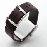 Calvin Klein Window Silver Dial Brown Leather Strap Watch for Women - K2M23126 Buy Now By Calvin Klein