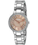 Fossil Virginia Taupe Dial Silver Steel Strap Watch for Women - ES4147 Buy Now By Fossil