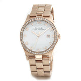 Marc Jacobs Henry Diamonds White Dial Rose Gold Steel Strap Watch for Women - MBM3079 Buy Now By Marc Jacobs