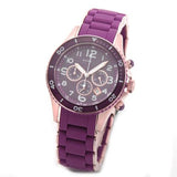 Marc Jacobs Rock Chronograph Purple Dial Purple Silicone Strap Watch for Women - MBM2576 Buy Now By Marc Jacobs