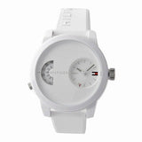 Tommy Hilfiger Denim White Dial White Rubber Strap Watch for Men - 1791558 Buy Now By Tommy Hilfiger