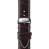 Tissot T Classic Tradition Chronograph White Dial Brown Leather Strap Watch For Men - T063.617.16.037.00 Buy Now By Tissot