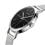 Calvin Klein Even Black Dial Silver Mesh Bracelet Watch for Women - K7B23121 Buy Now By Calvin Klein