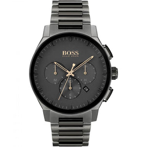 Hugo Boss Peak Black Dial Black Steel Strap Watch for Men - 1513814 Buy Now By Hugo Boss