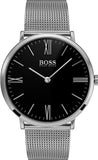 Hugo Boss Jackson Quartz Black Dial Silver Mesh Bracelet Watch For Men - 1513514 Buy Now By Hugo Boss