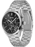Hugo Boss Champion Black Dial Silver Steel Strap Watch for Men - 1513871 Buy Now By Hugo Boss