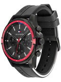 Tommy Hilfiger Mason Black Dial Black Rubber Strap Watch for Men - 1791793 Buy Now By Tommy Hilfiger