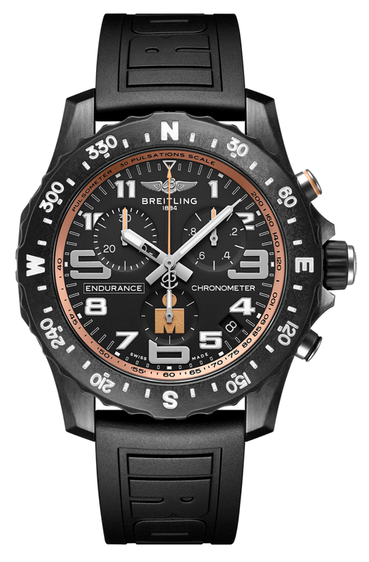 Breitling Endurance Pro Ironman Black Dial Black Rubber Strap Watch for Men - X823101B1B1S1 Buy Now By Breitling