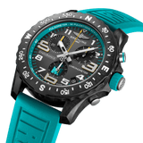 Breitling Endurance Pro Ironman 70.3 World Championship Grey Dial Turquoise Rubber Strap Watch for Men - X823105C1M1S1 Buy Now By Breitling