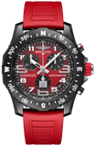 Breitling Endurance Pro Ironman Red Dial Red Rubber Strap Watch for Men - X823109A1K1S1 Buy Now By Breitling