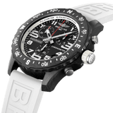 Breitling Endurance Pro Black Dial White Rubber Strap Watch for Men - X82310A71B1S1 Buy Now By Breitling