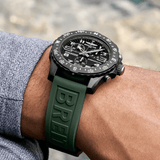 Breitling Endurance Pro Black Dial Green Rubber Strap Watch for Men - X82310D31B1S1 Buy Now By Breitling