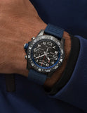 Breitling Endurance Pro Black Dial Blue Rubber Strap Watch for Men - X82310D51B1S1 Buy Now By Breitling