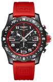 Breitling Endurance Pro Black Dial Red Rubber Strap Watch for Men - X82310D91B1S1 Buy Now By Breitling