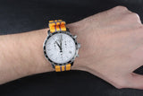 Tissot Quickster Chronograph NBA LA Lakers White Dial Yellow NATO Strap Watch for Men - T095.417.17.037.05 Buy Now By Tissot