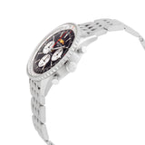 Breitling Navitimer B01 Chronograph 43 Black Dial Silver Steel Strap Watch for Men - AB0138211B1A1 Buy Now By Breitling