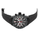Tag Heuer Carrera Chronograph Steel & Ceramic Black Dial Black Rubber Strap Watch for Men - CBG2090.FT6145 Buy Now By Tag Heuer