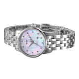 Mido Baroncelli Automatic Mother Of Pearl Dial Silver Steel Strap Watch For Women - M7600.4.69.1 Buy Now By Mido