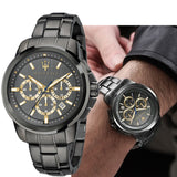 Maserati Successo Chronograph Gray Dial Gray Steel Strap Watch For Men - R8873621007 Buy Now By Maserati
