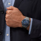 Breitling Superocean 44mm Special Blue Dial Silver Steel Strap Watch for Men - Y17393161C1A1 Buy Now By Breitling