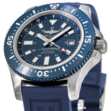Breitling Superocean 44mm Diver Pro III Special Mariner Blue Dial Blue Rubber Strap Mens Watch - Y1739316/C959 Buy Now By Breitling