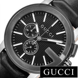Gucci G Chrono Black Dial Black Leather Strap Watch For Men - YA101205 Buy Now By Gucci