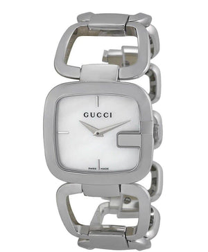 Gucci G-Class Mother of Pearl Dial Silver Steel Strap Watch For Women - YA125404 Buy Now By Gucci