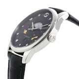 Gucci G-Timeless Moonphase Black Dial Black Leather Strap Watch For Men - YA126327 Buy Now By Gucci