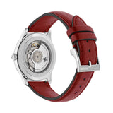 Gucci G Timeless Automatic Silver Dial Red Leather Strap Watch For Men - YA126346 Buy Now By Gucci
