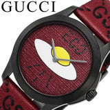Gucci G Timeless Ghost Red Dial Red Leather Strap Watch For Men - YA1264023 Buy Now By Gucci