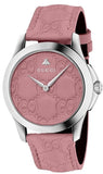 Gucci G Timeless Quartz Candy Pink Dial Pink Leather Strap Watch For Women - YA1264030 Buy Now By Gucci