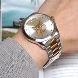 Gucci G Timeless Silver Dial Two Tone Steel Strap Watch For Women - YA1264074 Buy Now By Gucci