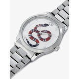 Gucci G Timeless Silver Dial Silver Steel Strap Watch For Women - YA1264076 Buy Now By Gucci