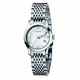 Gucci G Timeless Silver Dial Silver Steel Strap Watch For Women - YA126501 Buy Now By Gucci
