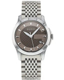 Gucci G Timeless Brown Dial Silver Steel Strap Watch For Women - YA126503 Buy Now By Gucci