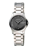 Gucci G Timeless Grey Dial Silver Steel Strap Watch For Women - YA126522 Buy Now By Gucci