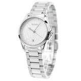Gucci G Timeless Quartz Silver Dial Silver Steel Strap Watch For Women - YA126551 Buy Now By Gucci