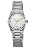 Gucci G Timeless White Dial Silver Steel Strap Watch For Women - YA126572A Buy Now By Gucci