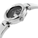 Gucci Guccisima Quartz Black Dial Silver Steel Strap Watch For Women - YA134501 Buy Now By Gucci